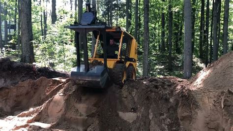 skid steer digging basement|youtube skid steer loader.